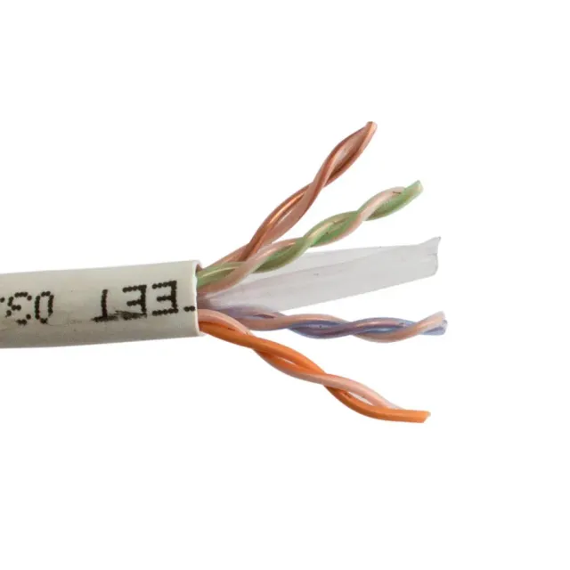 Simply45 CAT6-P-WT installationskabel hvid 305 m plenum