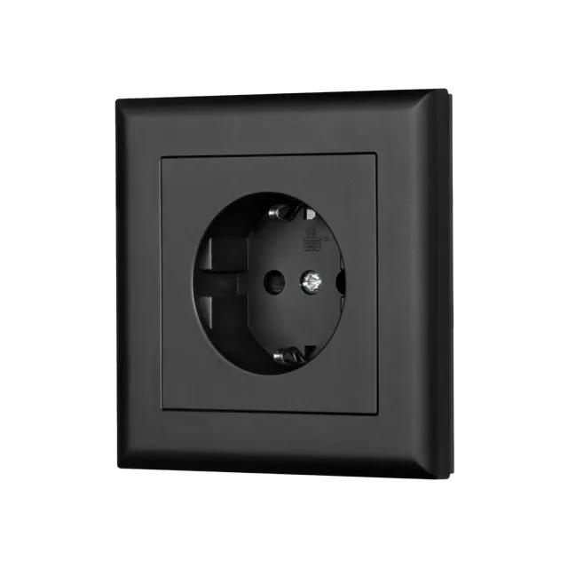 EGANT Fjord Single Socket indbygningsstikkontakt enkelt med jord