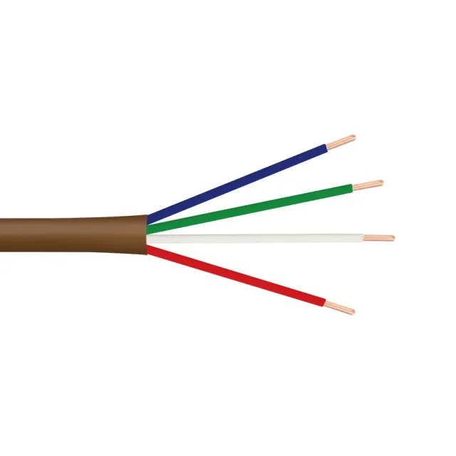 Simply45 18/4T termostatkabel brun 250 ft massiv
