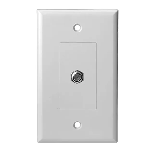 Simply45 241D-WT antenneudtag F-type hvid 10 stk