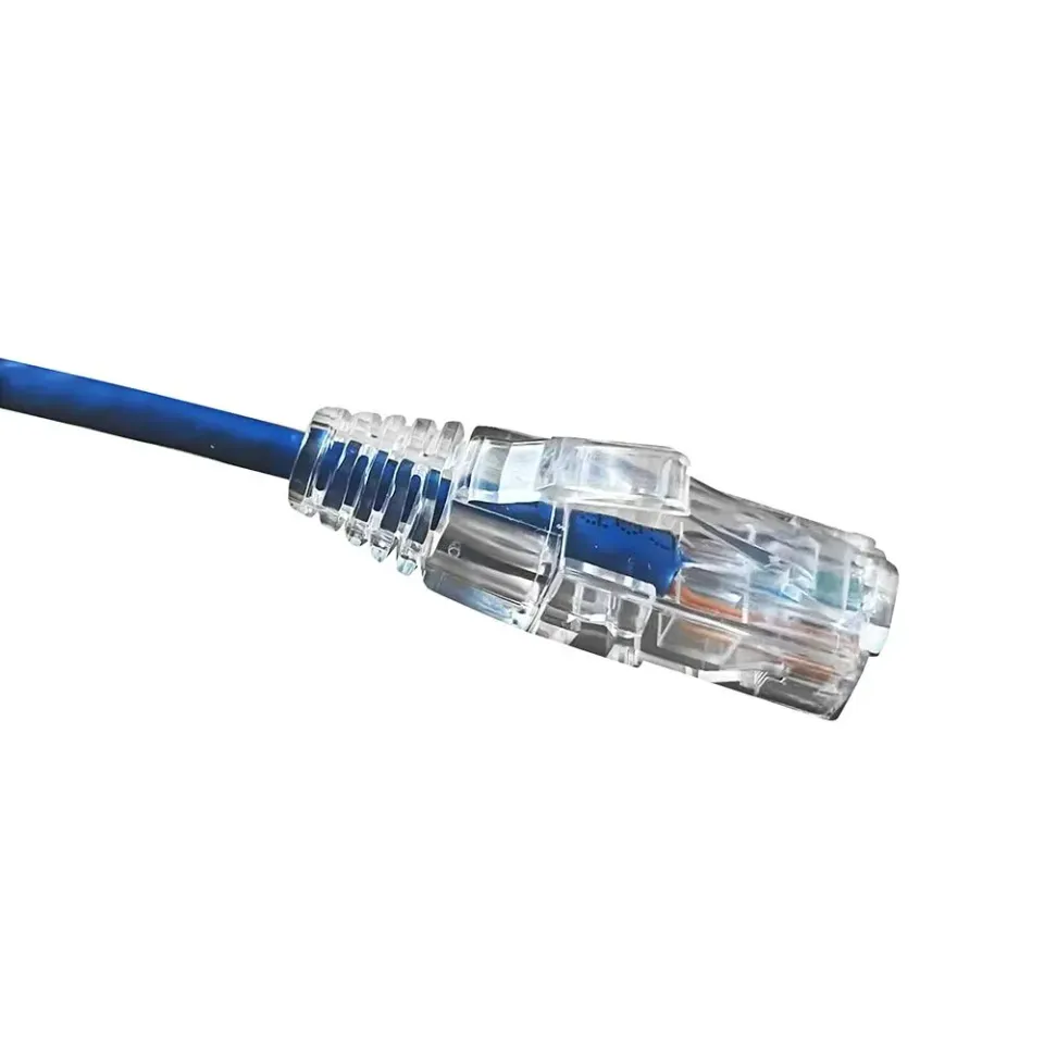 Simply45 C6APC-SL-6-BL Cat6a patchkabel 2 m blå slim