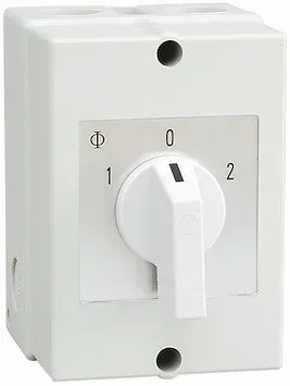 EL-Grossisten vendeomskifter 5,5 kW IP67 UL94-5V