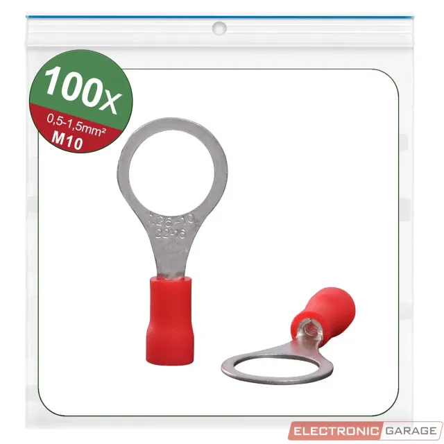 Electronic Garage EG 22C445 ringkabelsko M10 0,5-1,5mm² 100 stk
