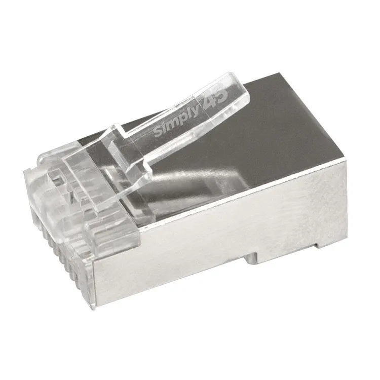 Simply45 S45-1550 RJ45 stik skærmet Cat5e 50 stk
