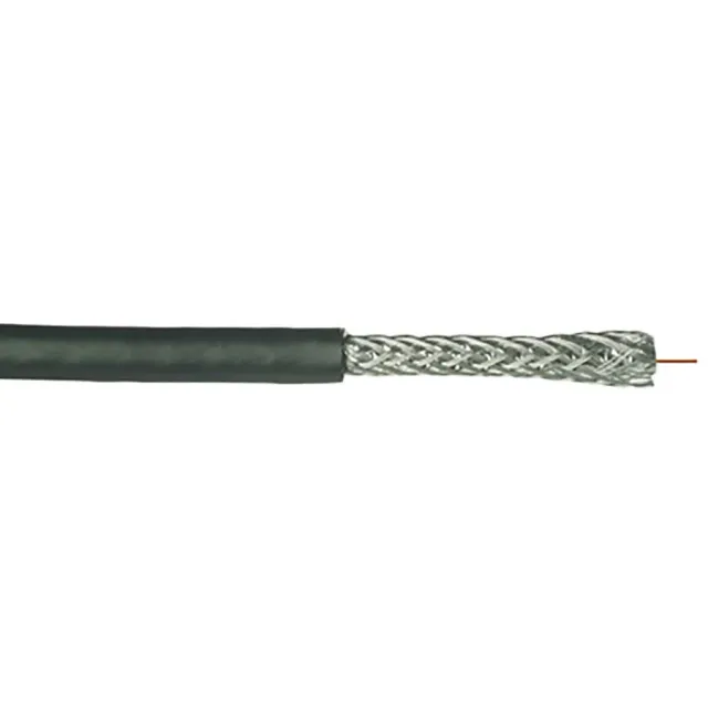 Simply45 RG6/UQ-CCS-BK-5 koaksialkabel sort 500 ft quad
