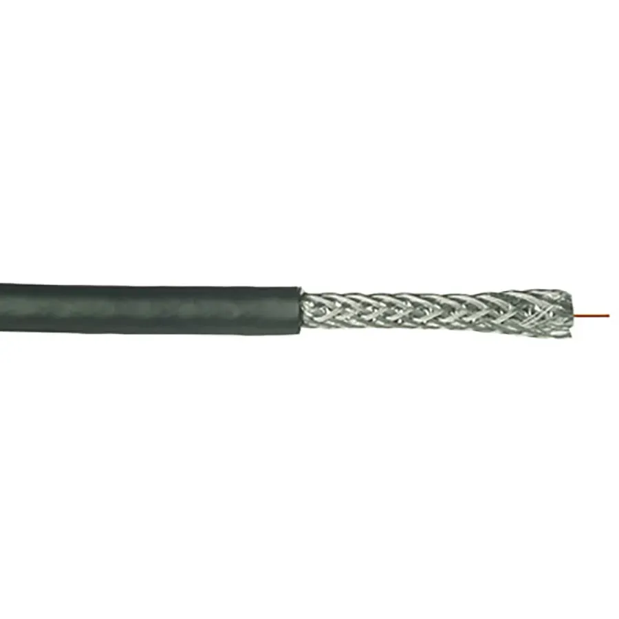 Simply45 RG6/UQ-CCS-BK-5 koaksialkabel sort 500 ft quad