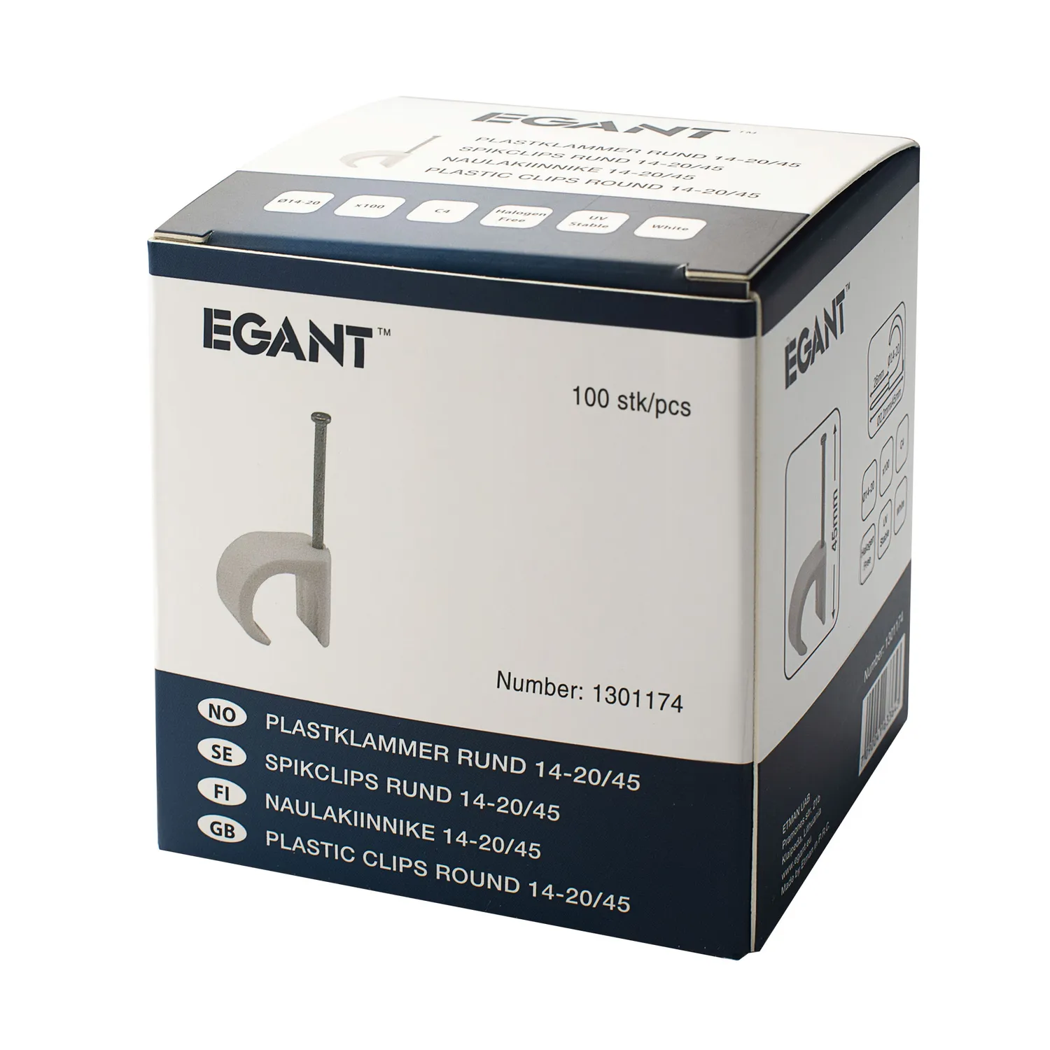 EGANT Cable Clips 14-20mm runde kabelclips