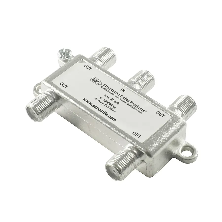Simply45 244 fordeler 4-vejs TV splitter 1GHz