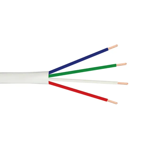 Simply45 18/4T termostatkabel hvid 250 ft 4-leder