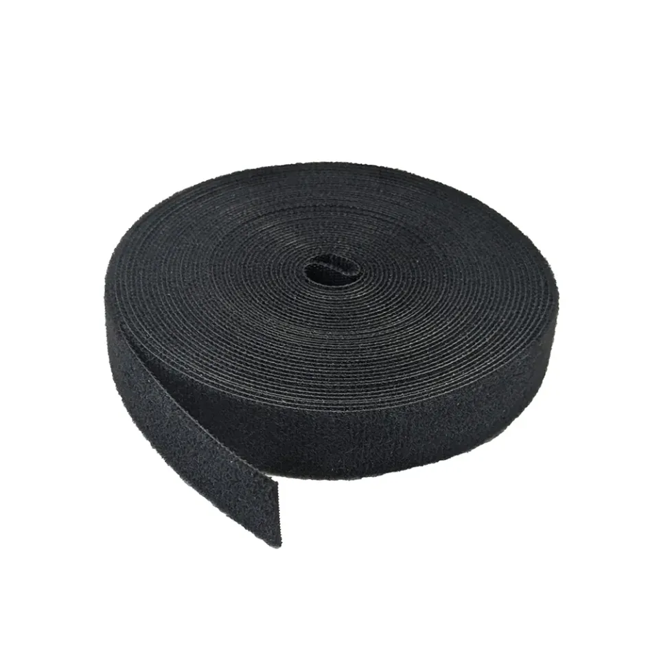 Simply45 Hook and Loop velcrobånd 7,6m sort 1-pak